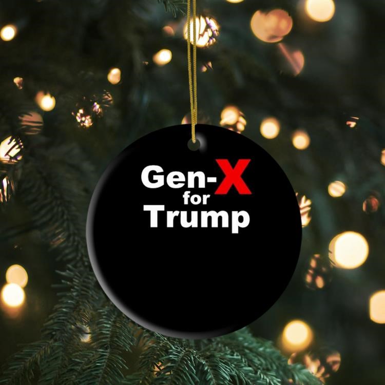 Not Pucking Around Gen-X For Trump Ornament