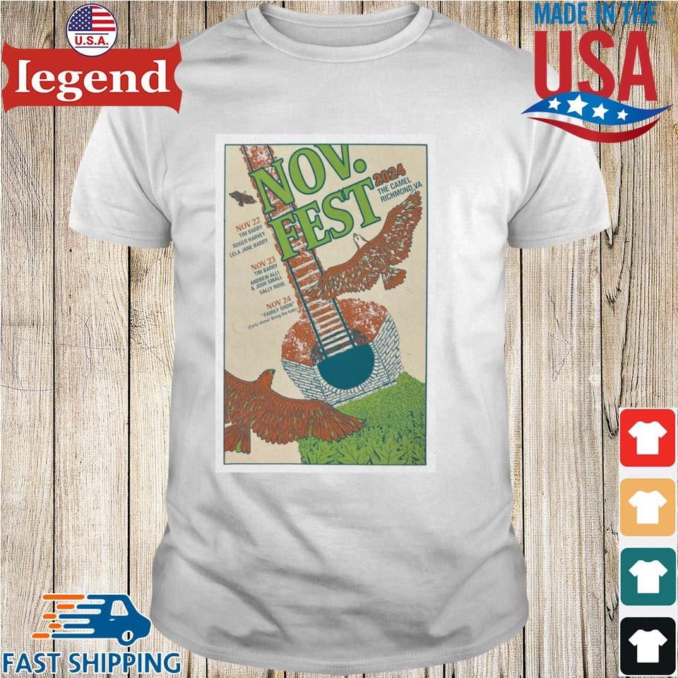 Nov Fest At The Camel In Richmond VA On Nov 22-24 2024 Tour Shirt