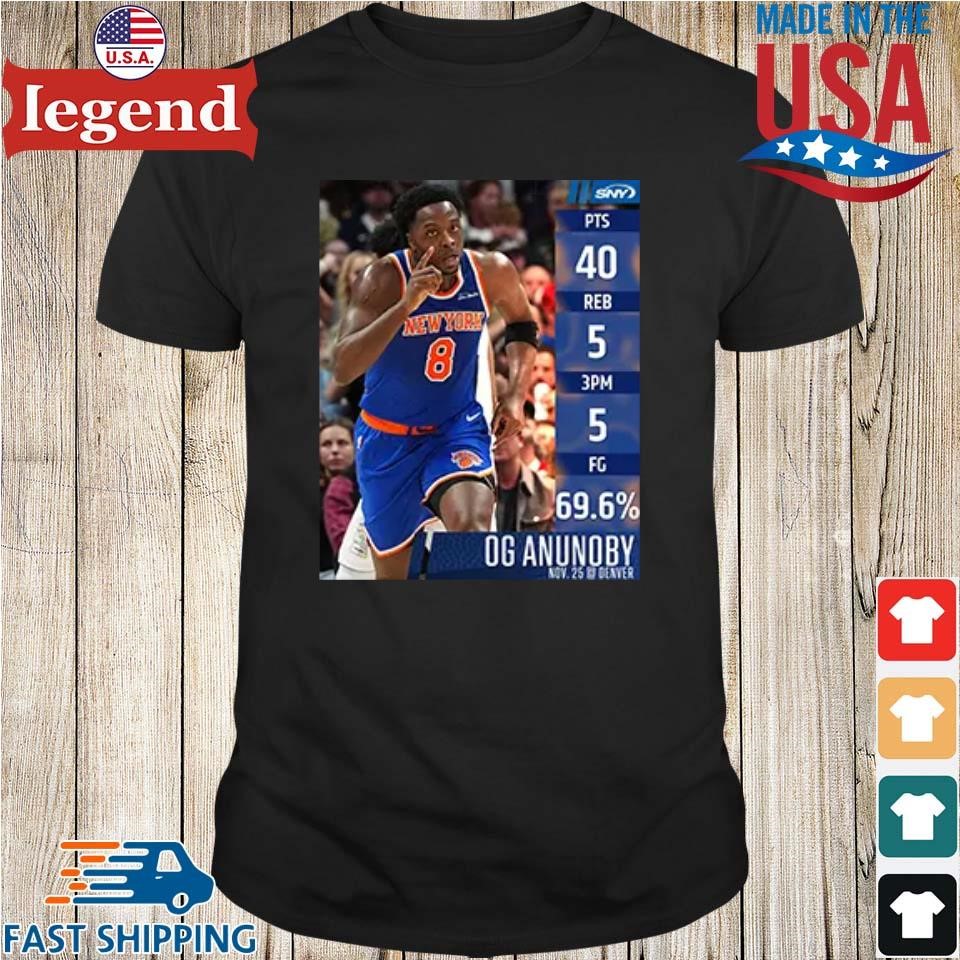 OG Anunoby Career-High 40 Points Shirt