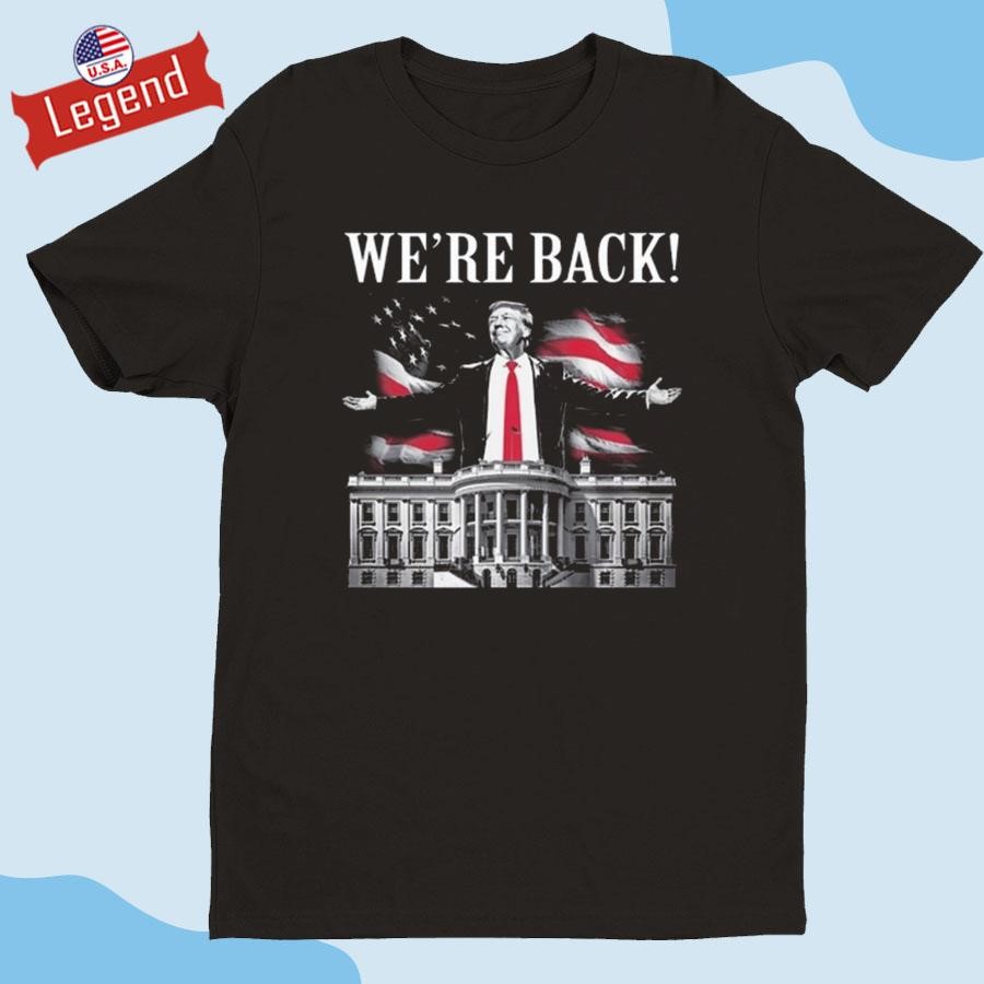 Official Adam Calhoun We're Back Trump Won 2024 Shirt