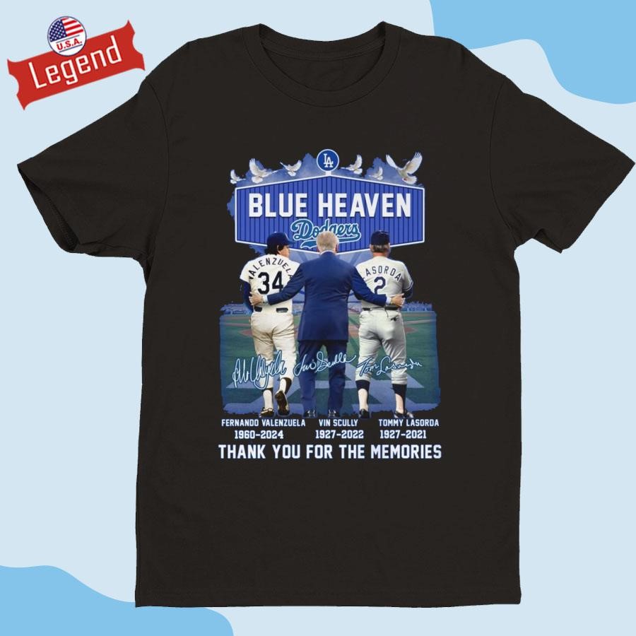 Official Blue Heaven Thank You For The Memories Signatures 2024 Shirt