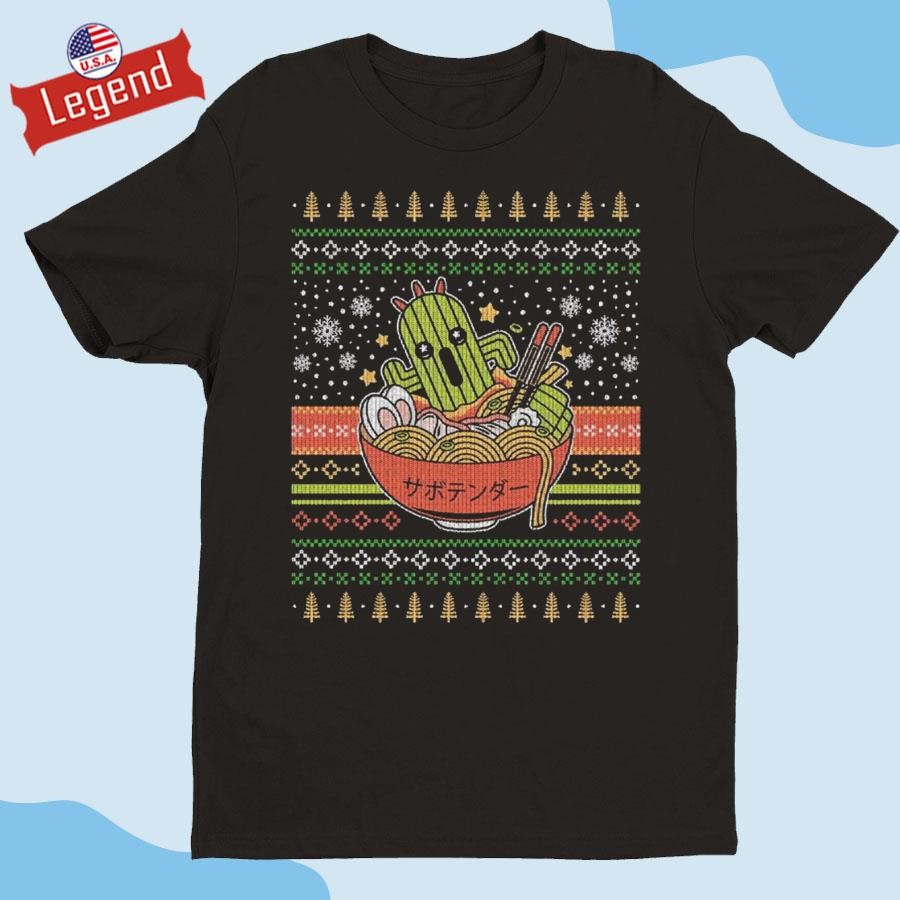 Official Cactuar Ramen Ugly Christmas Shirt