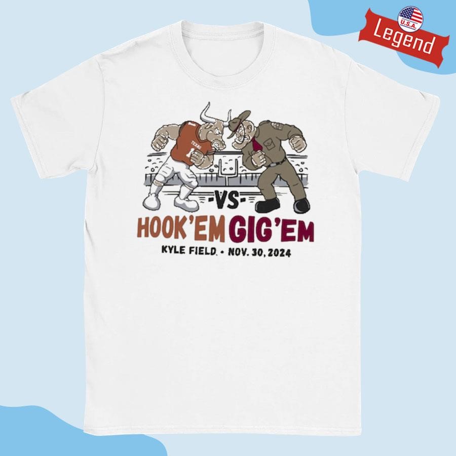 Official Champion Oatmeal Texas A&M Aggies vs. Texas Longhorns 2024 Lone Star Showdown Matchup Shirt