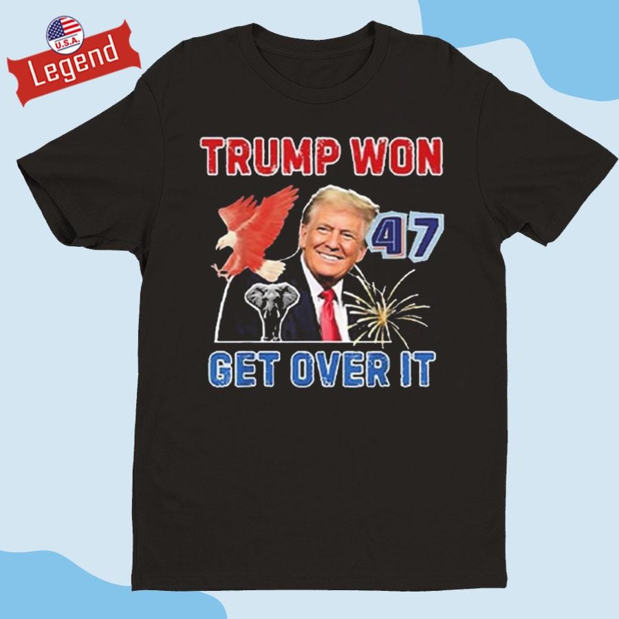 Official Congratulations Trump Won Get Over It 2024 Shirt