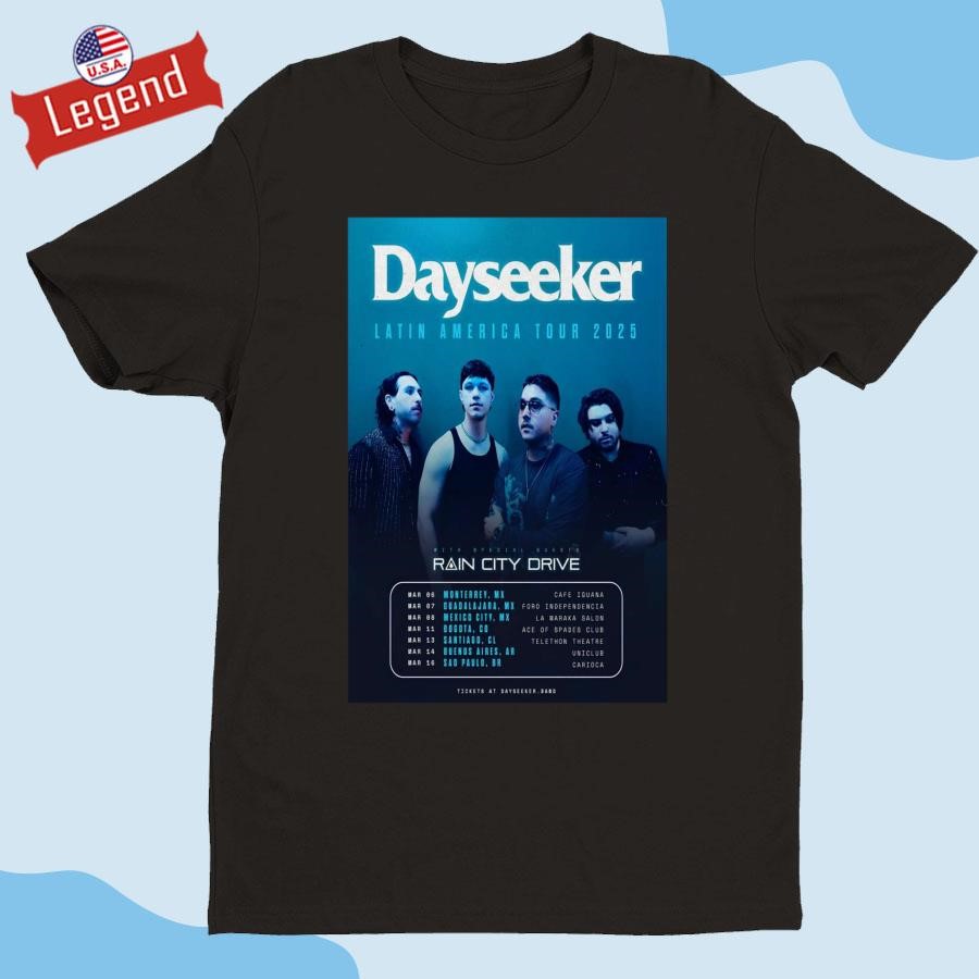 Official DAYSEEKER Latin America Tour 2025 Shirt