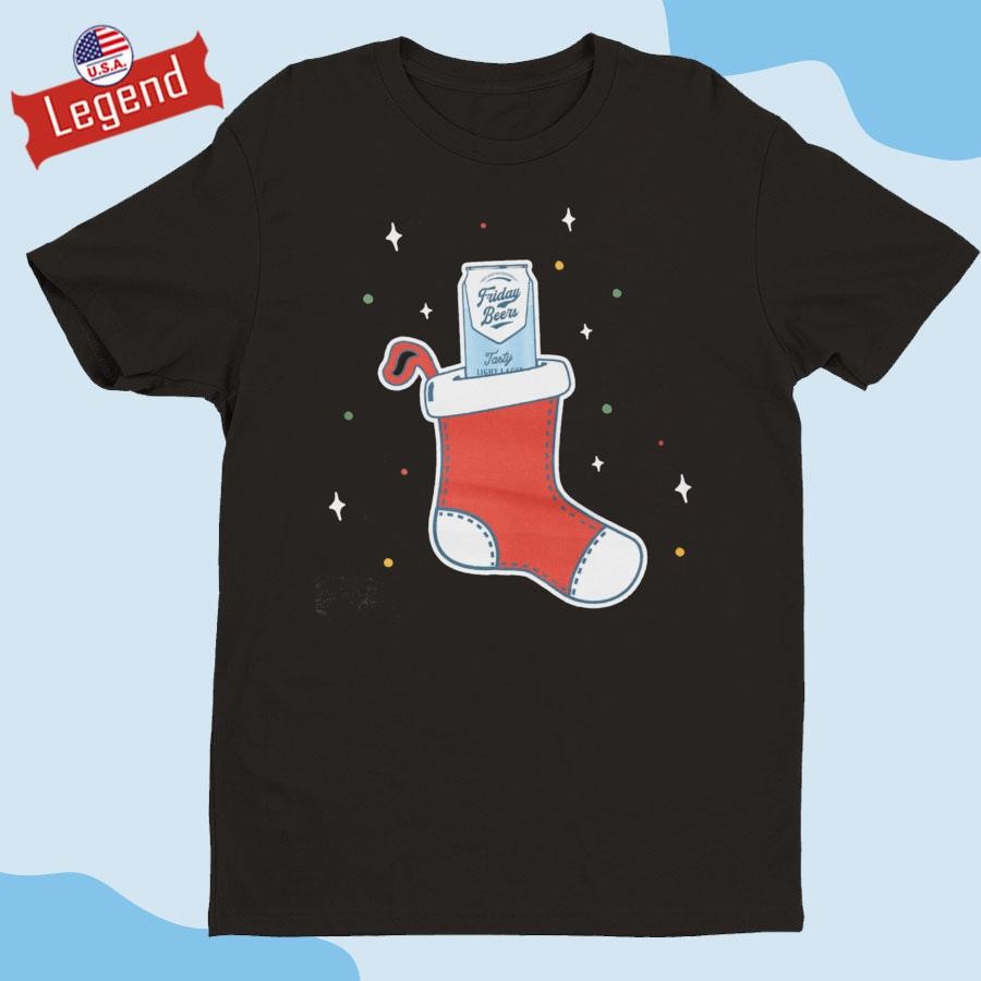 Official Friday Beer Stocking Christmas 2024 Shirt