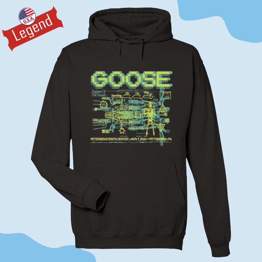 Official Goose November 7 2024 Petersen Events Center in Pittsburgh PA Hoodie