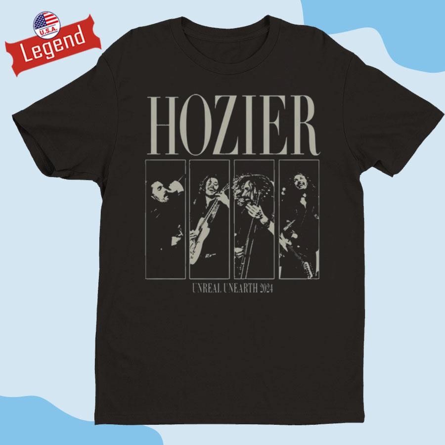 Official Hozier Unreal Unearth 2024 Photo Tour Shirt