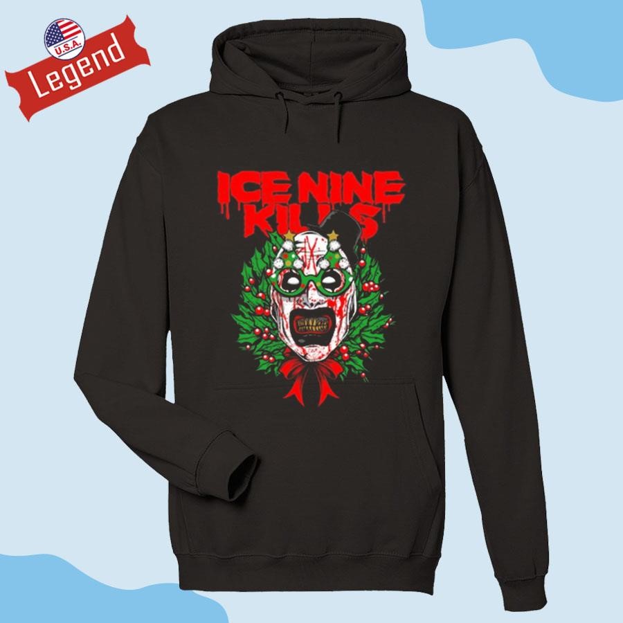 Official Ice Nine Kills Wreath of Art Christmas 2024 Hoodie