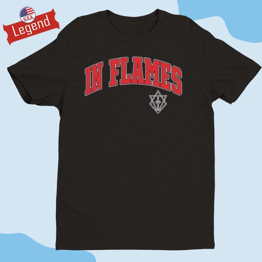 Official In Flames Collegiate Logo Shirt