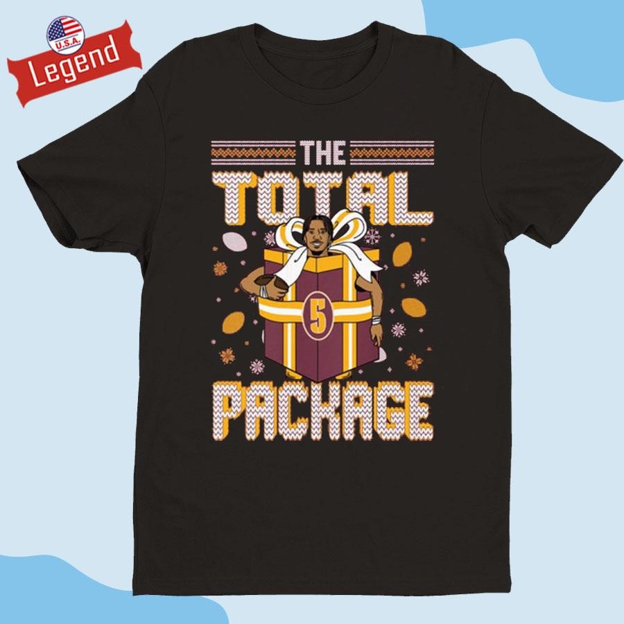 Official Jayden Daniels The Total Package Ugly Christmas 2024 Shirt