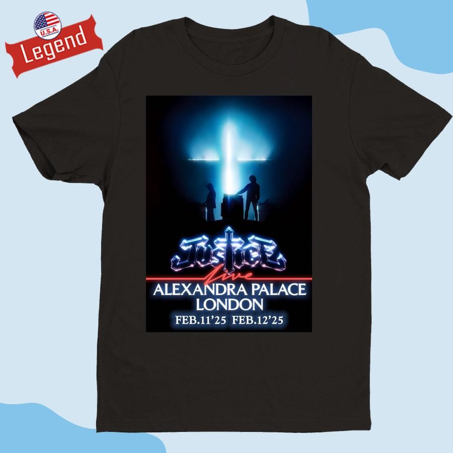 Official Justice Hyperdrama Live 2025 Tour London Alexandra Palace Shirt