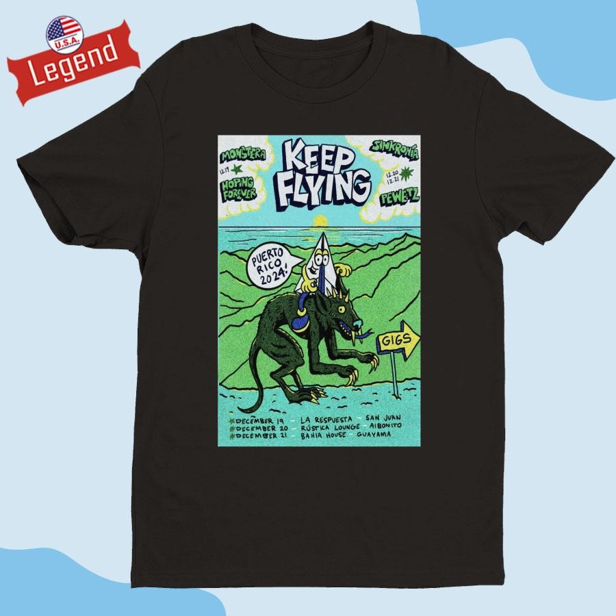 Official Keep Flying Puerto Rico Fall Tour 2024 Shirt