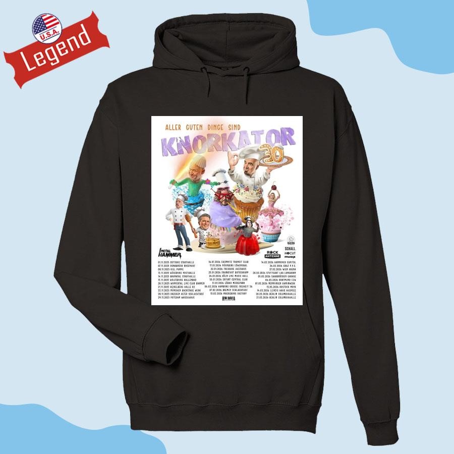 Official Knorkator Aller Guten Dinge Sind 30 Tour 2025 Hoodie