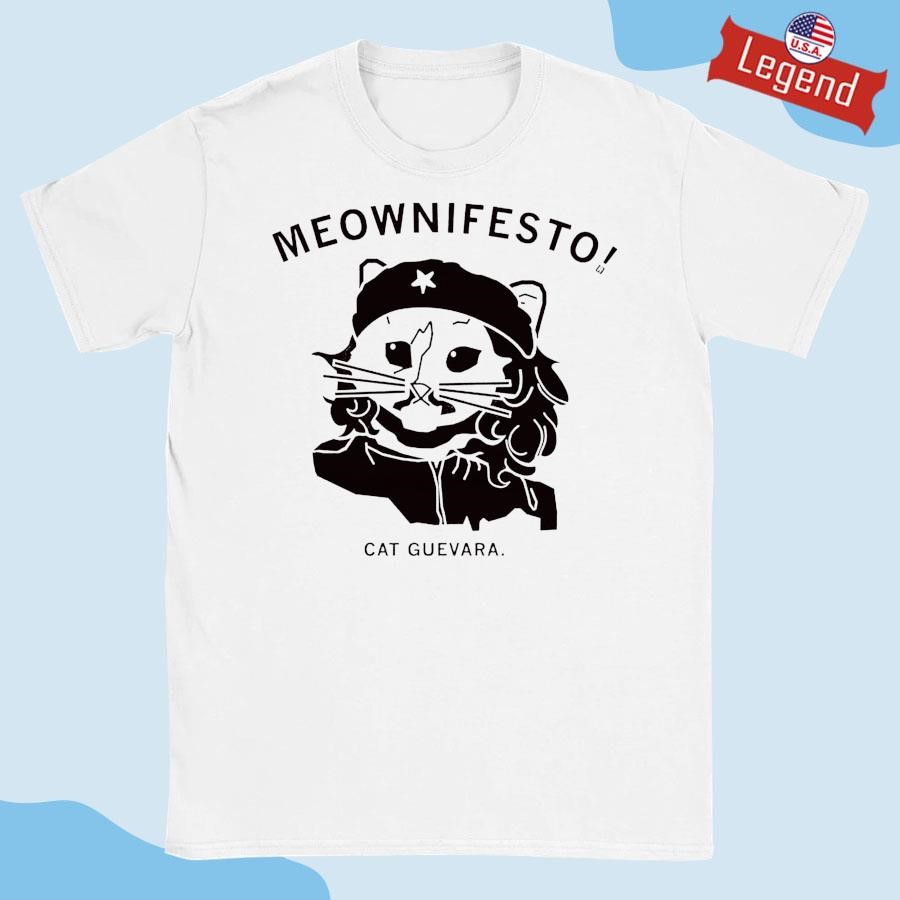 Official Meownifesto Cat Guevara Shirt