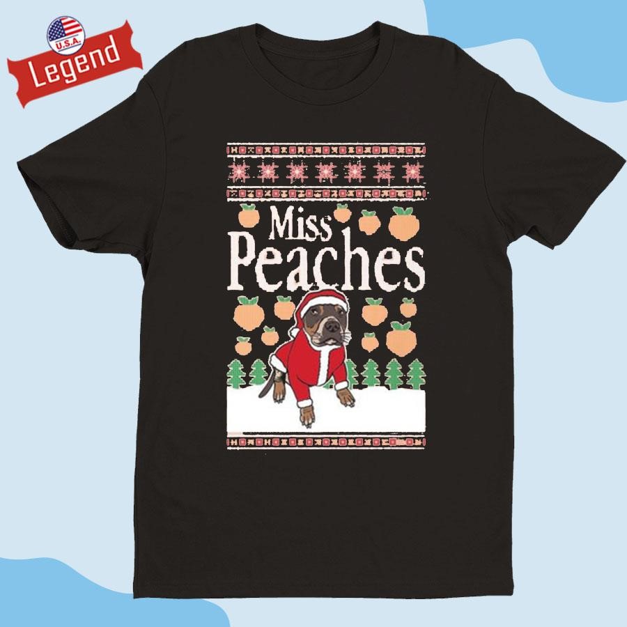 Official Miss Peaches Premium Ugly Christmas Shirt