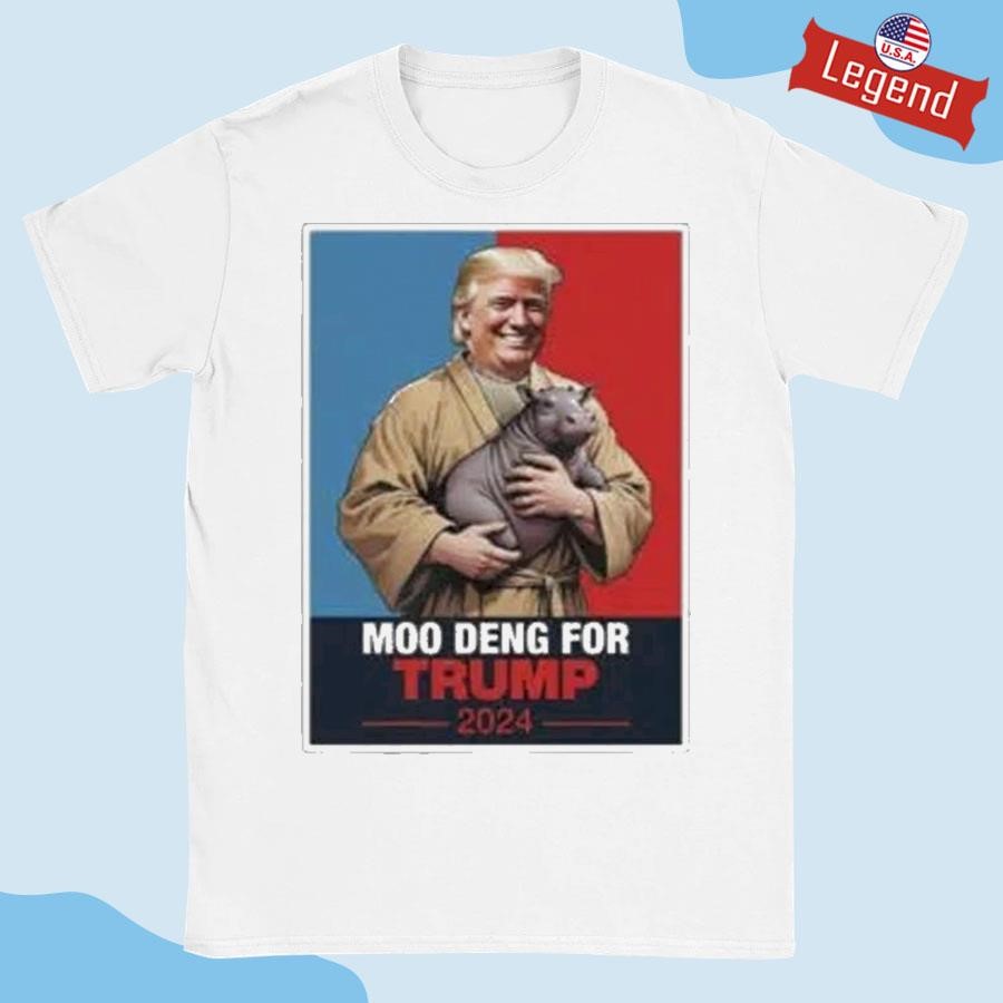 Official Moo Deng For Trump 2024 shirt