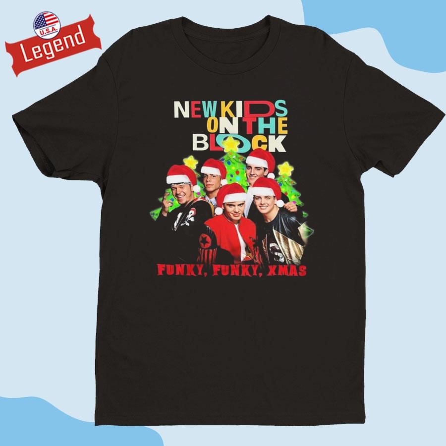 Official New Kids On The Block NKOTB Christmas Funky Funky Xmas 2024 Shirt