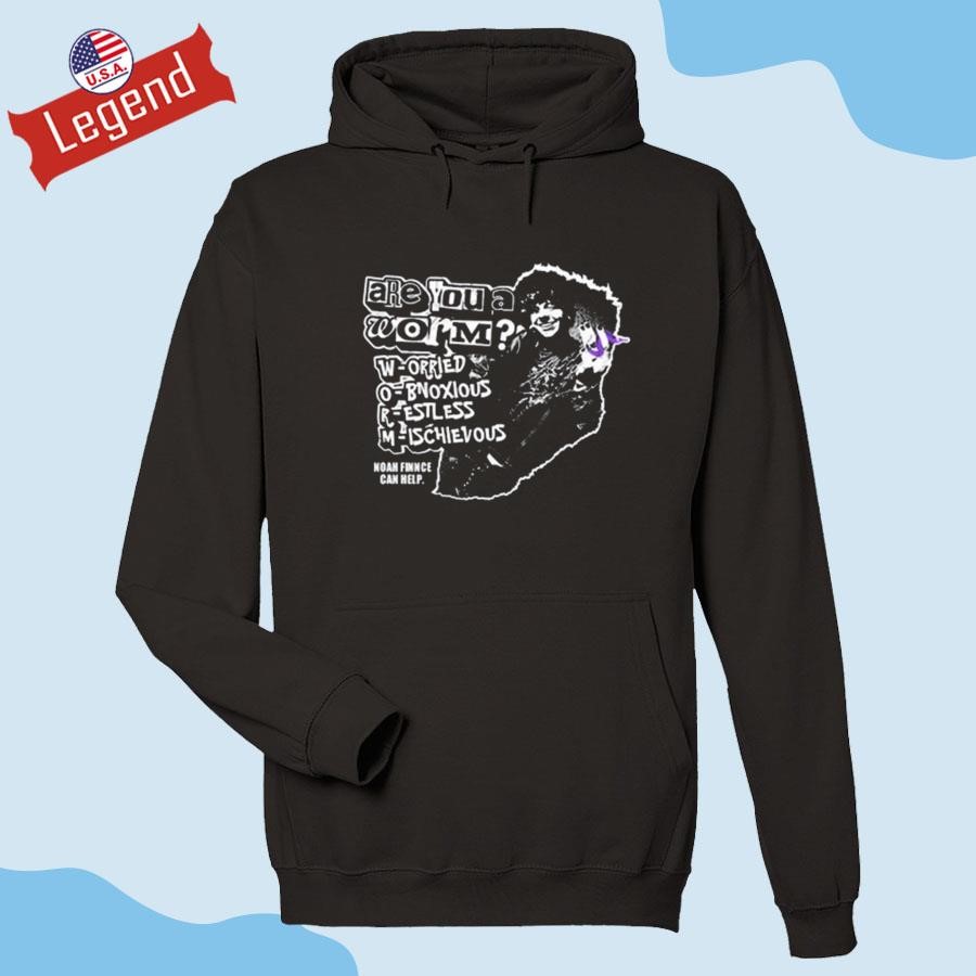 Official Noahfinnce Are You A Worm Hoodie