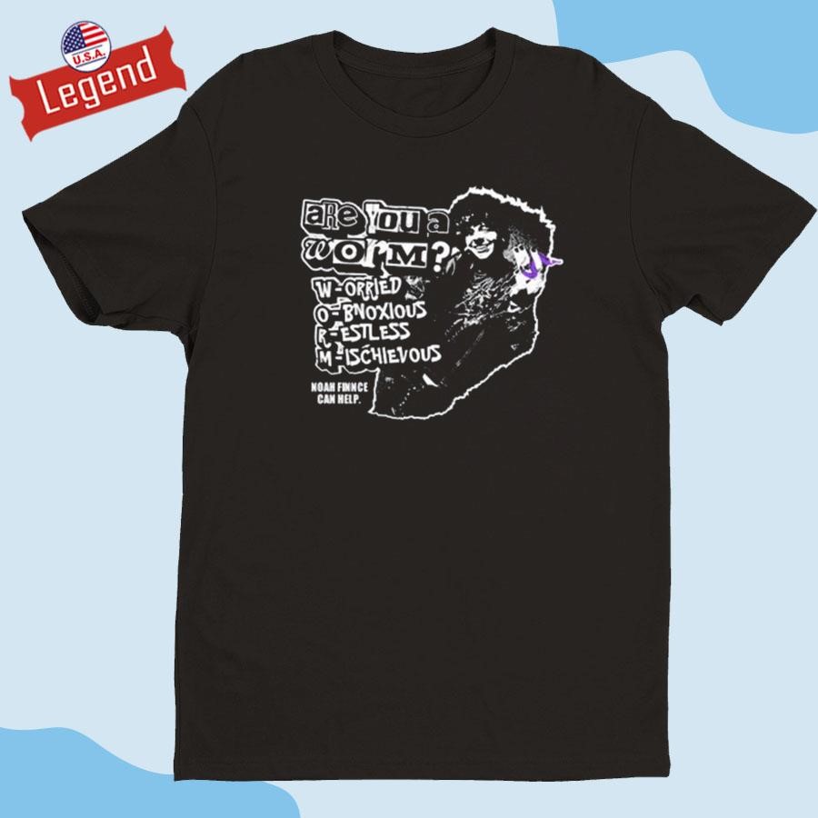 Official Noahfinnce Are You A Worm Shirt