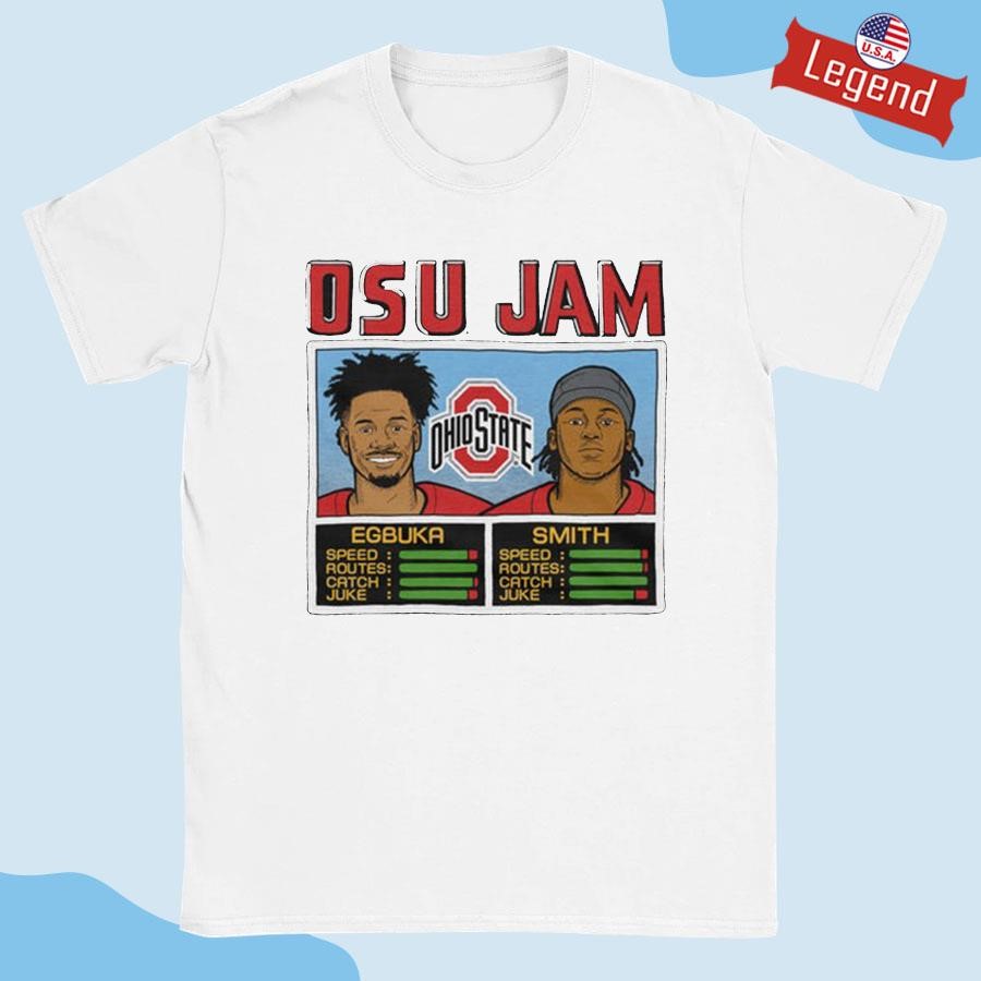 Official OSU Jam Egbuka And Smith Shirt