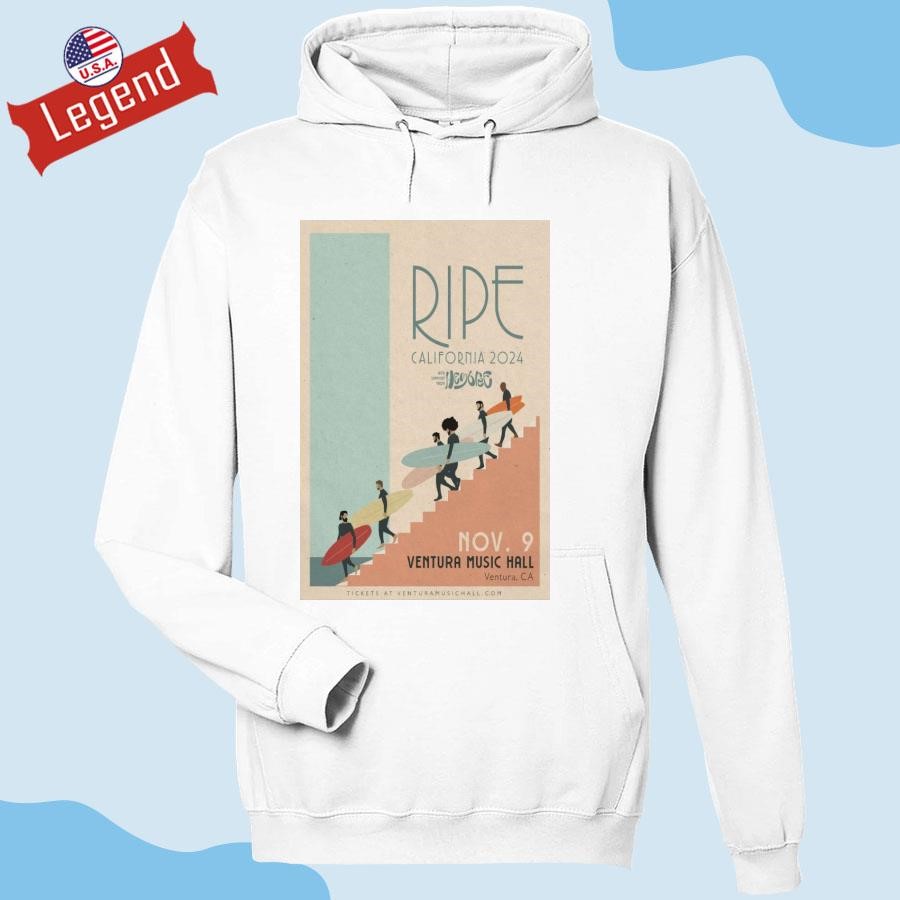 Official Ripe The Band Nov 9 2024 Ventura CA Hoodie