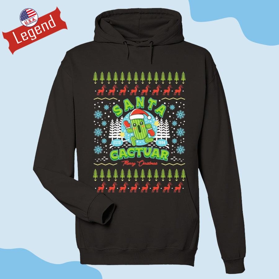 Official Santa Cactuar Christmas Ugly Christmas Hoodie