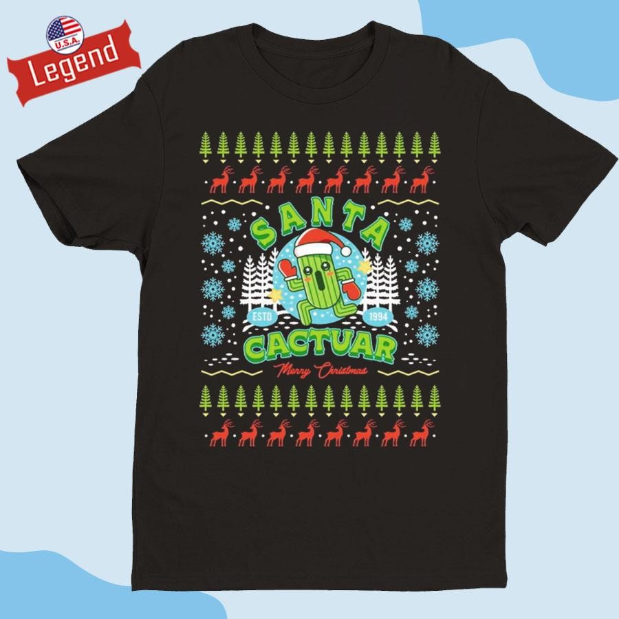 Official Santa Cactuar Christmas Ugly Christmas Shirt