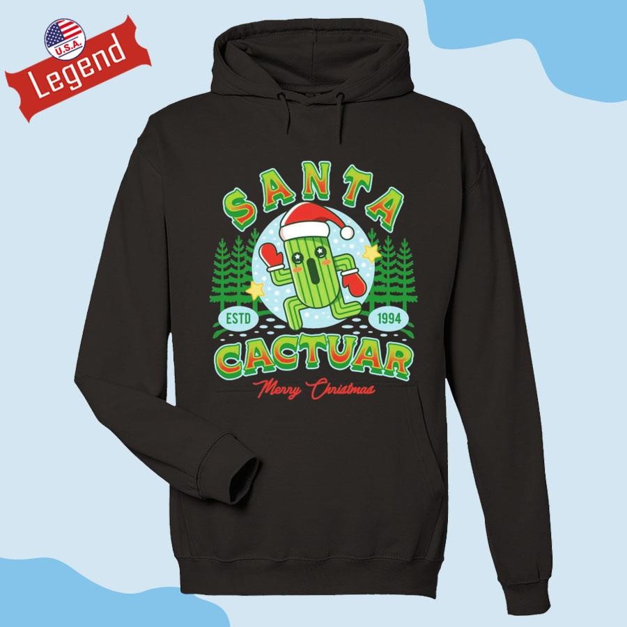 Official Santa Cactuar Merry Christmas Hoodie