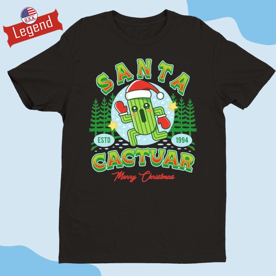 Official Santa Cactuar Merry Christmas Shirt