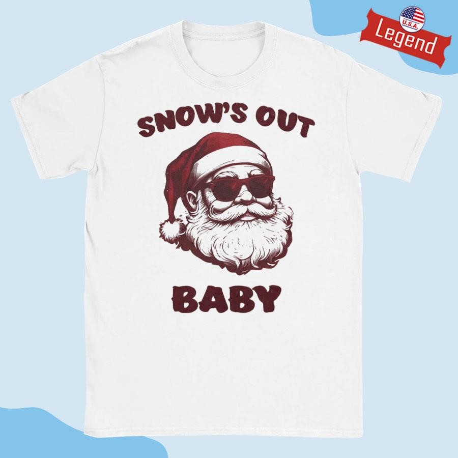 Official Santa Snow's Out Baby Christmas 2024 Shirt