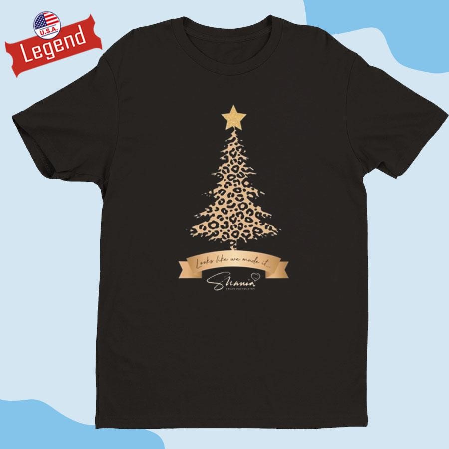 Official Shania Twain Foundation Leopard Christmas Tree Shirt