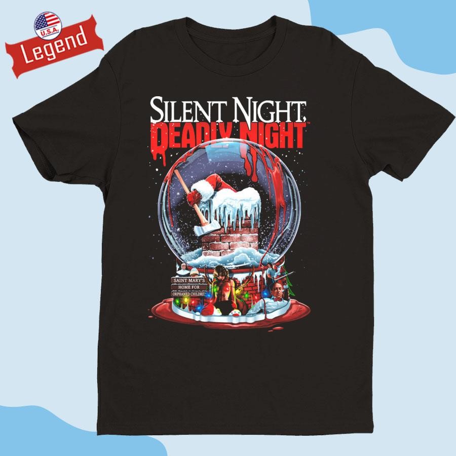 Official Silent Night Deadly Night Frozen In Fear Christmas Shirt