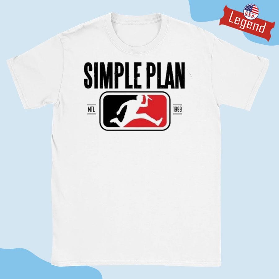 Official Simple Plan Sp Style Logo Raglan Shirt