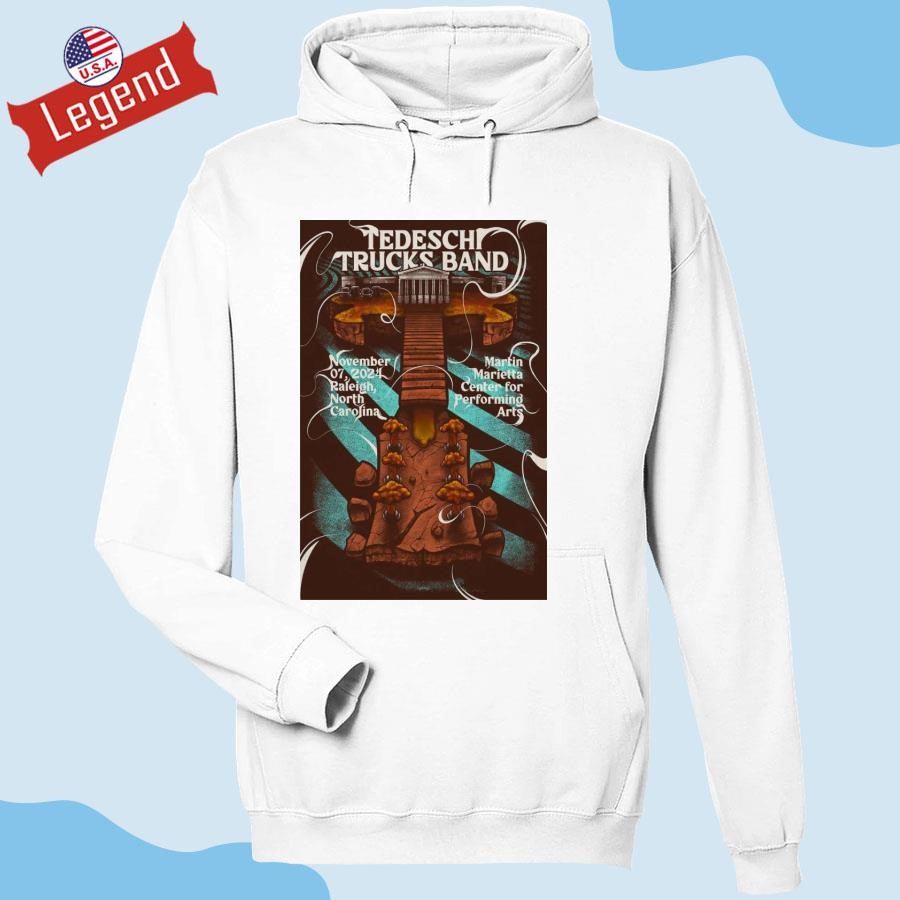 Official Tedeschi Trucks Band November 7 2024 Martin Marietta Center In Raleigh NC Tour Hoodie