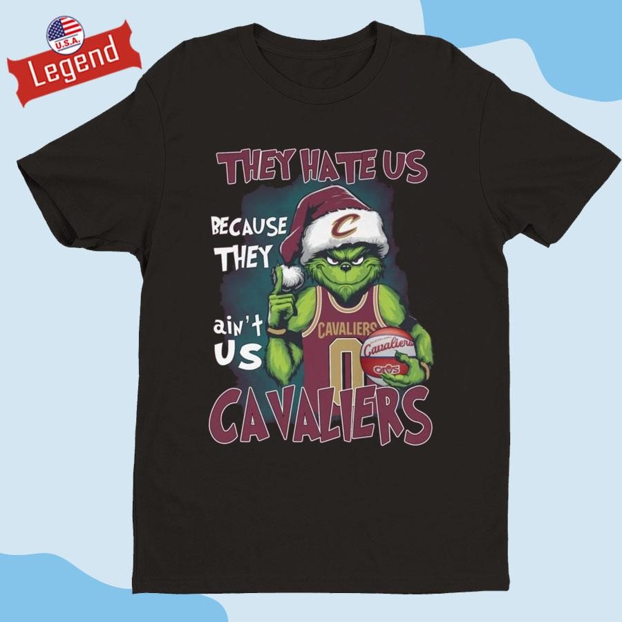 Official The Grinch x Cavaliers They Hate Us Merry Christmas 2024 Shirt