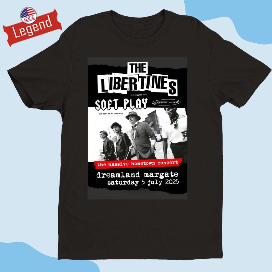 Official The Libertines All Quiet On The Eastern Esplanade 2025 Tour Dreamgate Margate Shirt