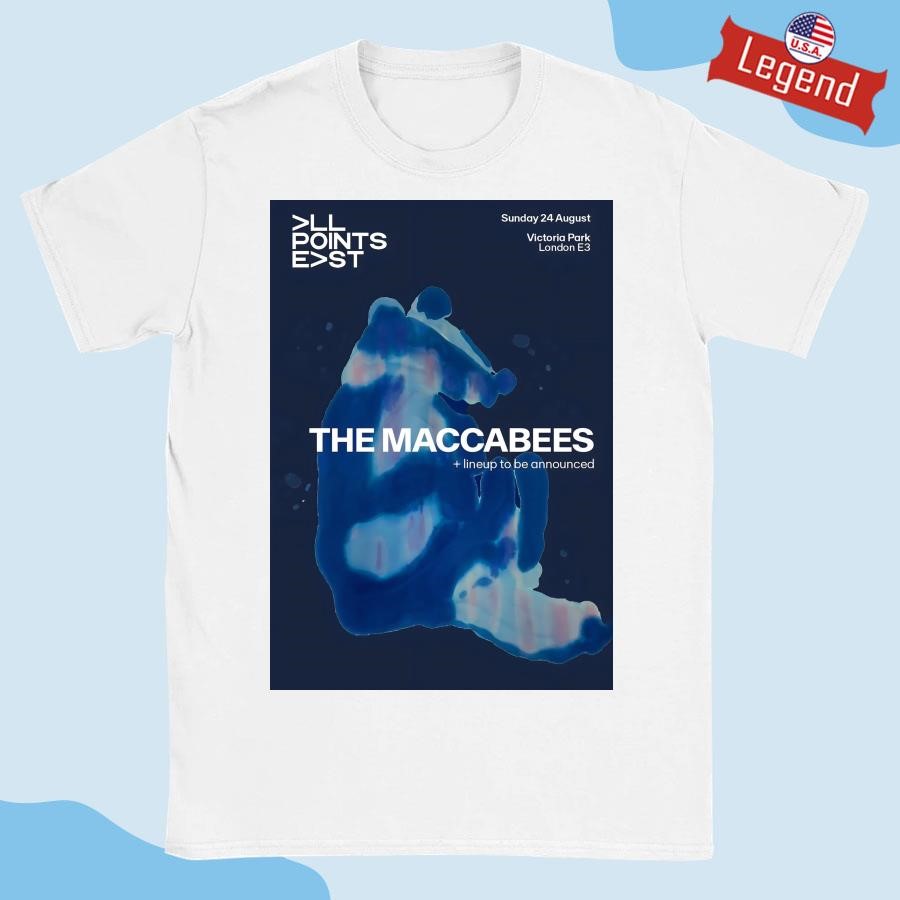 Official The Maccabees All Points East 2025 Tour London Victoria Park Shirt