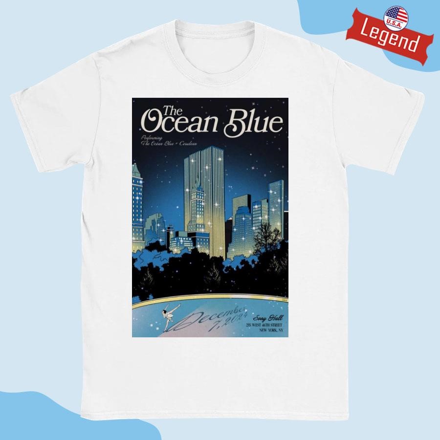 Official The Ocean Blue December 7 2024 At Sony Hall in New York NY Show Shirt