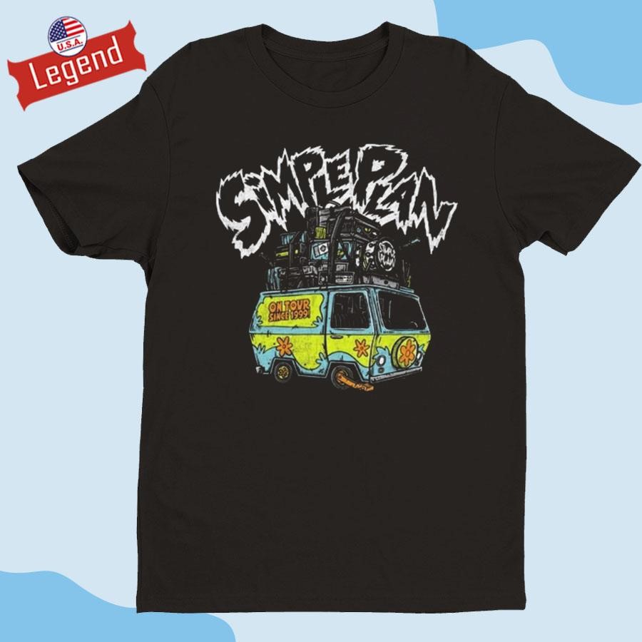 Official The Simple Plan Mystery Machine Shirt