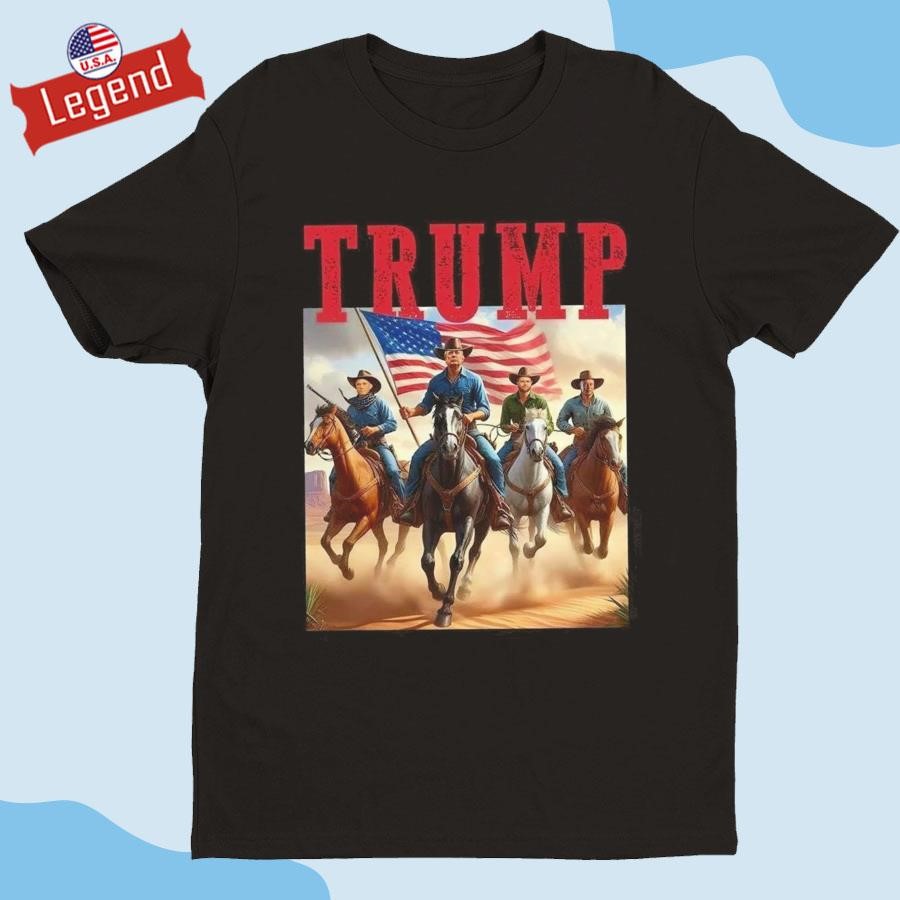 Official Trump Vance Kennedy Musk Cowboys Presidential Election Cowboy Trump Shirt