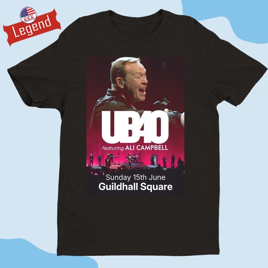 Official UB40 featuring Ali Campbell UK 15th June Summer Tour Guildhall Square Shirt