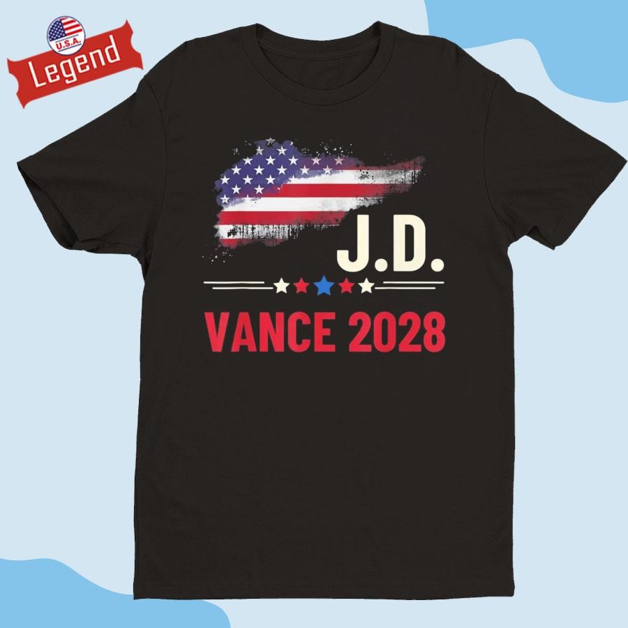 Official Vance 2028 President US Flag Election Campaign JD Vance 2028 Shirt