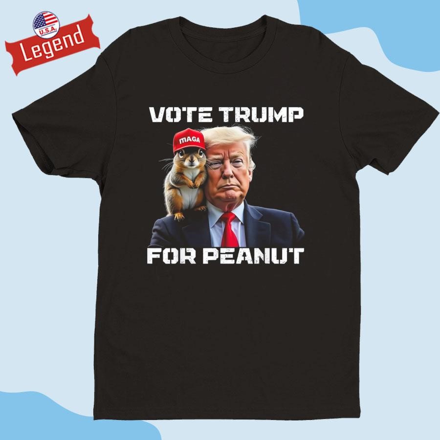 Official Vote Trump For Peanut The Squirrel 2024 Shirt