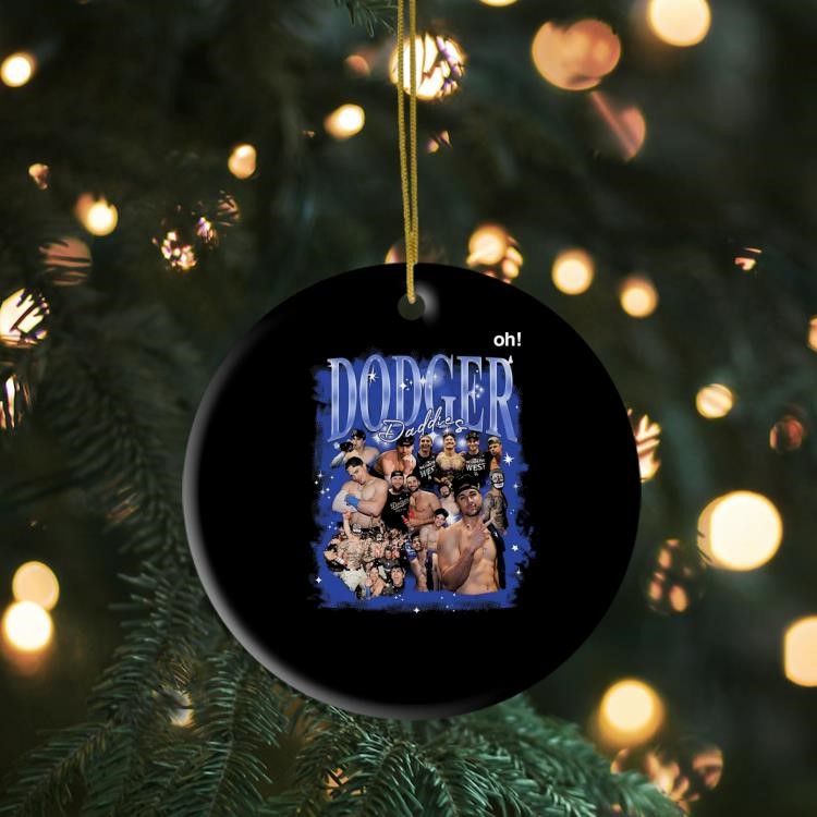 Oh Dodgers Daddies Ornament