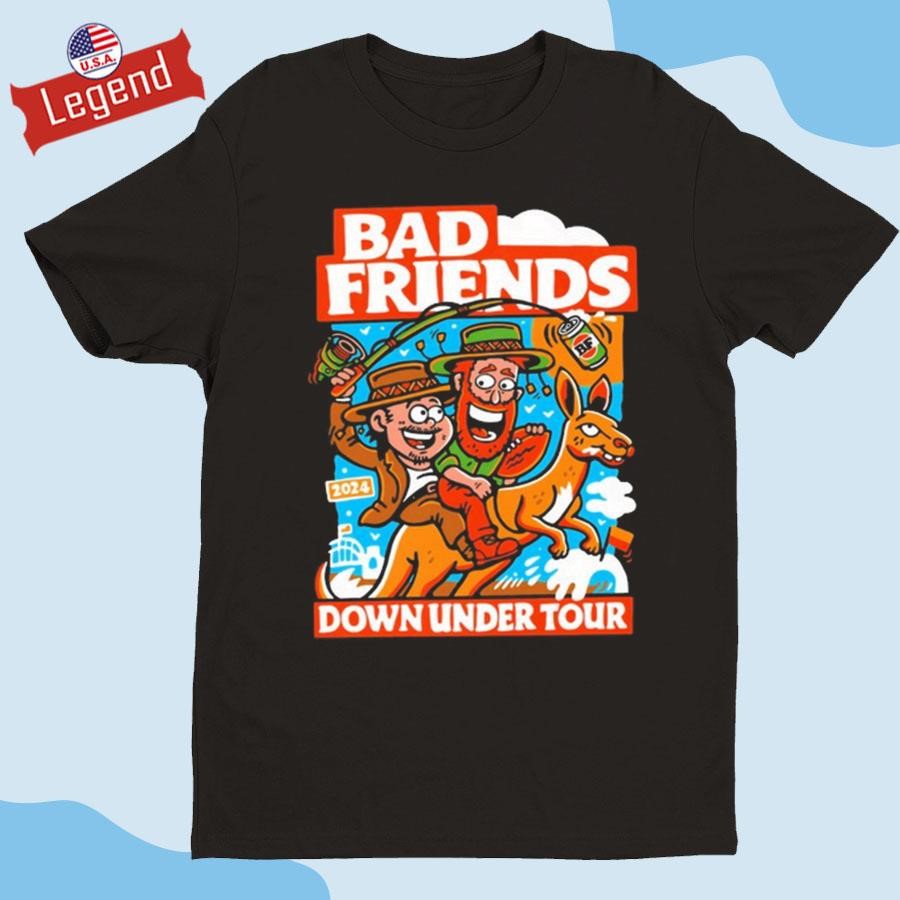 Original Bad Friends Down Under Tour November 2024 Shirt