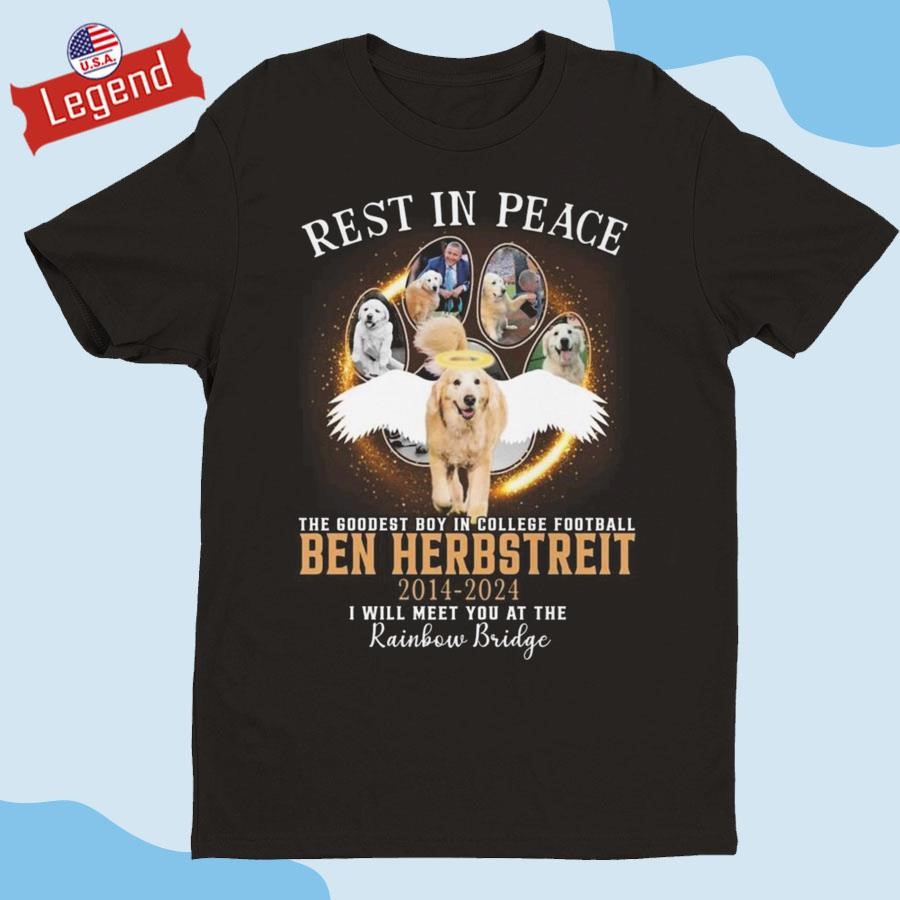 Original Ben Herbstreit 2014-2024 I Will Meet You At The Rainbow Bridge Shirt