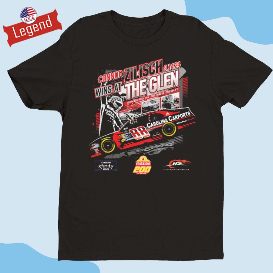 Original Connor Zilisch Wins At The Glen Sweeps In Series Debut 2024 Shirt