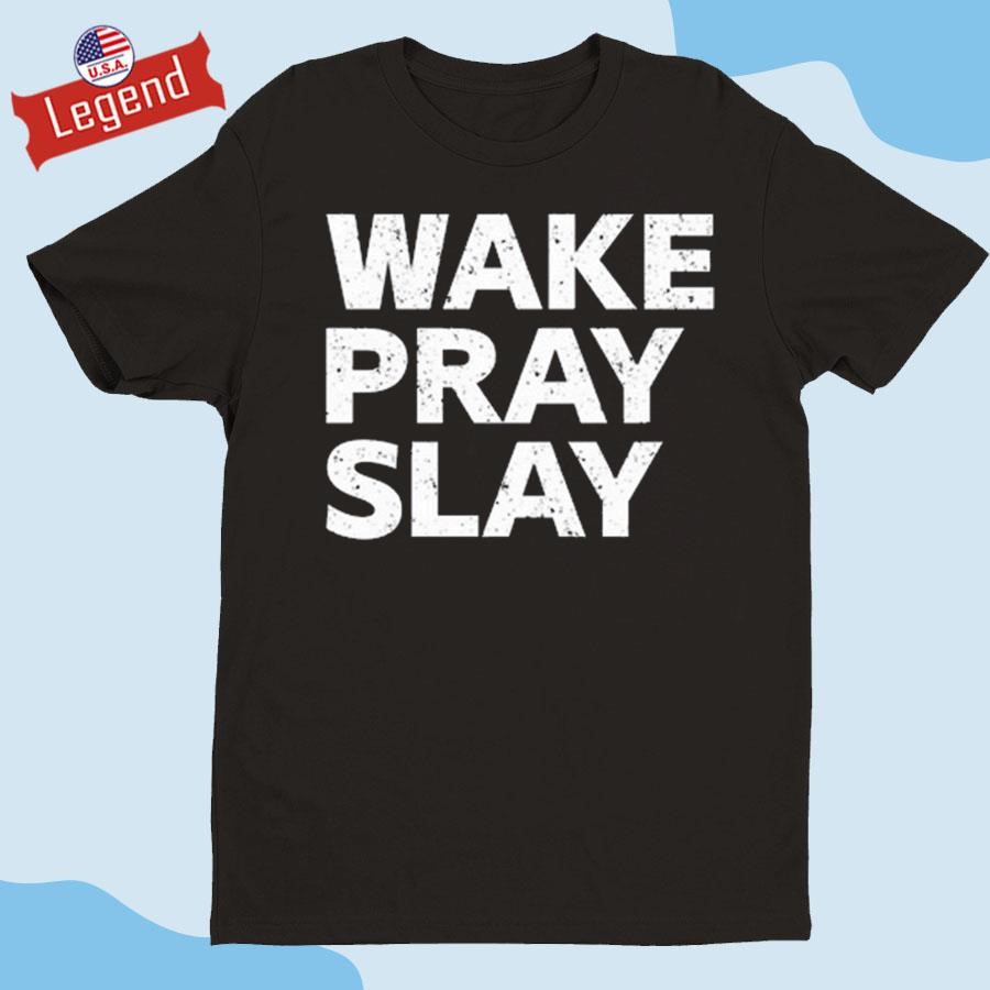 Original Harry Daniels Wearing Wake Pray Slay Shirt