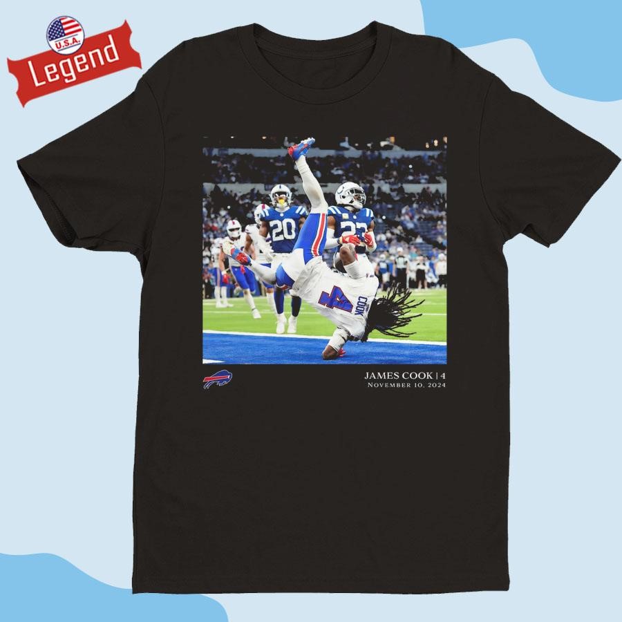 Original James Cook Buffalo Bills NFL Flash Features Week 10 Shirt